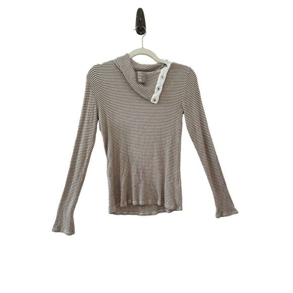 Anthropologie Dolan Left Coast Collection Striped Turtleneck Long Sleeves Women' - Picture 1 of 4